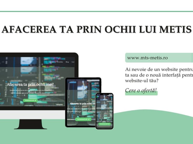 Creare website de prezentare