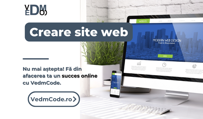 Creare site web – Pachet Web Start
