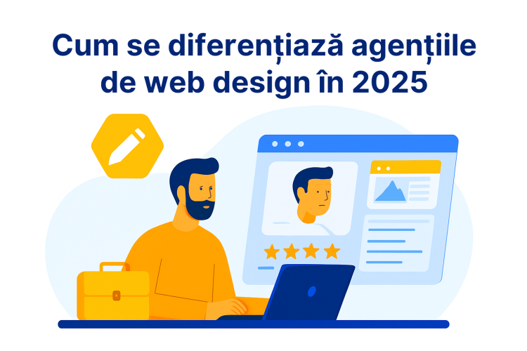 Cum se diferențiază agențiile de web design în România în 2025