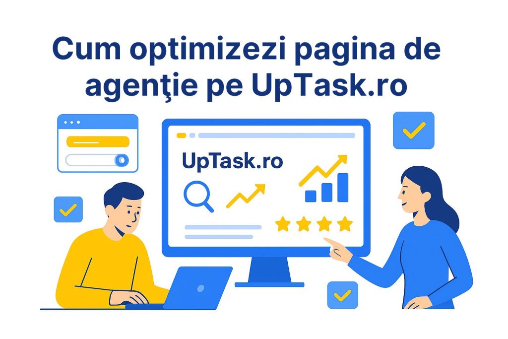 Optimizare pagină agenție pe UpTask.ro