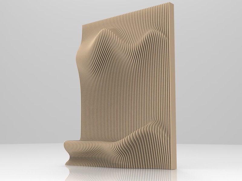 Proiectare 3D Perete Parametric design la comanda - fisiere pentru productie