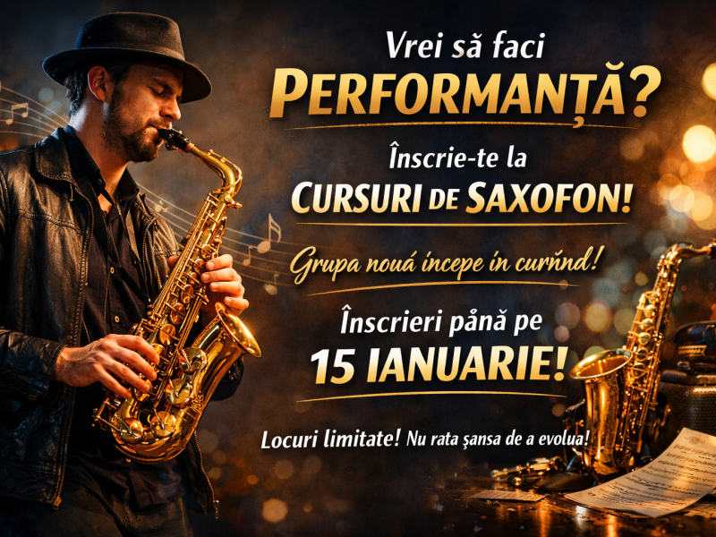 Cursuri de saxofon, clarinet, teorie muzicală.