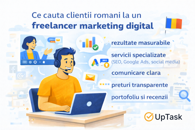 Ce caută clienții români la un freelancer marketing digital