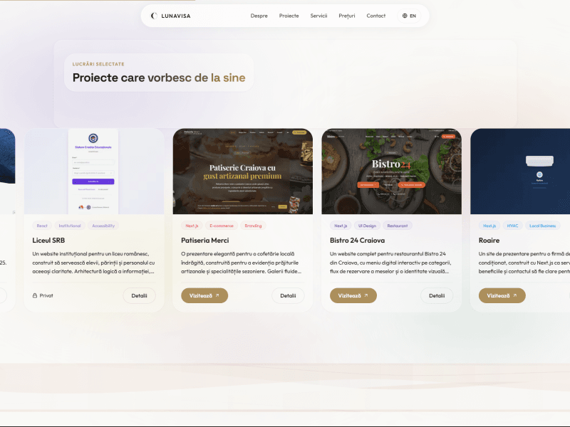 Dezvolt site-uri web moderne, rapide și personalizate (fără WordPress)