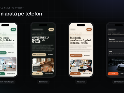 Landing page rapid pentru afacerea ta